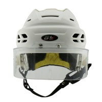 GY New Arrival Propene Polymer Ice Hockey Helmet Excellent Mask With Eye Shield Royal Visor Hockey Pro Equipment